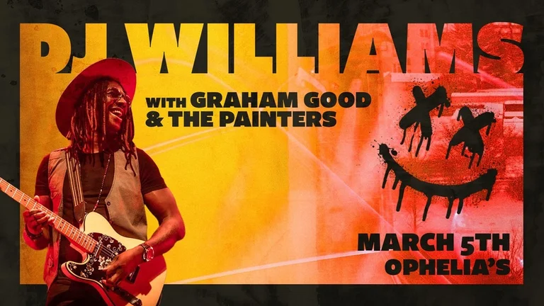 DJ Williams Band with Graham Good & The Painters at Ophelia's Electric Soapbox