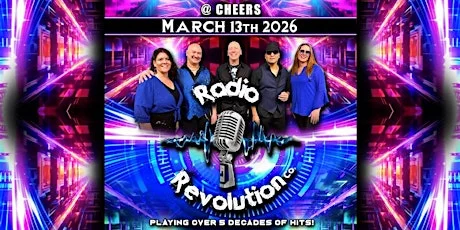 FREE SHOW FRIDAY With Radio Revolution Cover Band @ Cheers at Cheers
