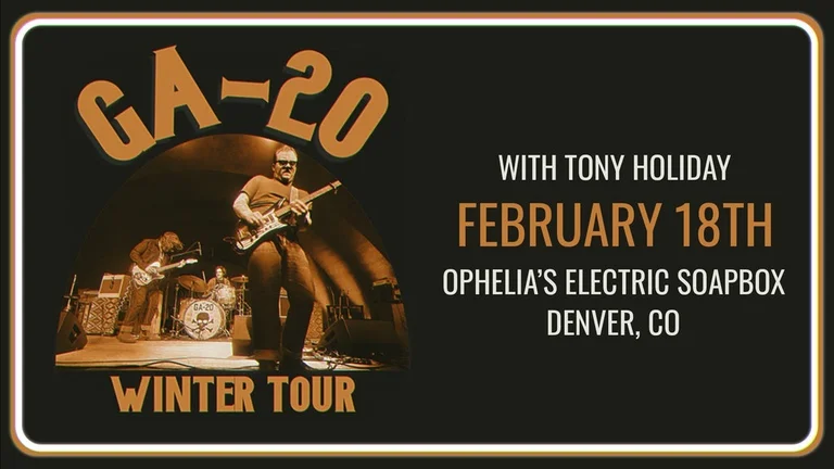 GA-20 with Tony Holiday at Ophelia's Electric Soapbox