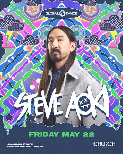 Global Dance presents Steve Aoki at The Church Nightclub