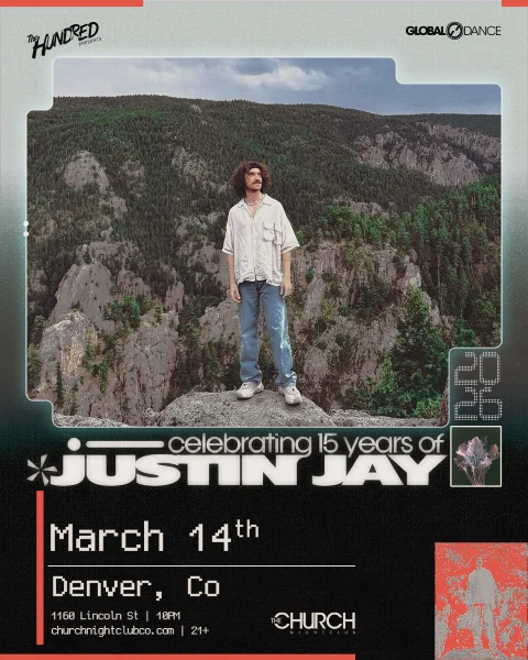 TheHundred + Global Dance presents Justin Jay at The Church Nightclub
