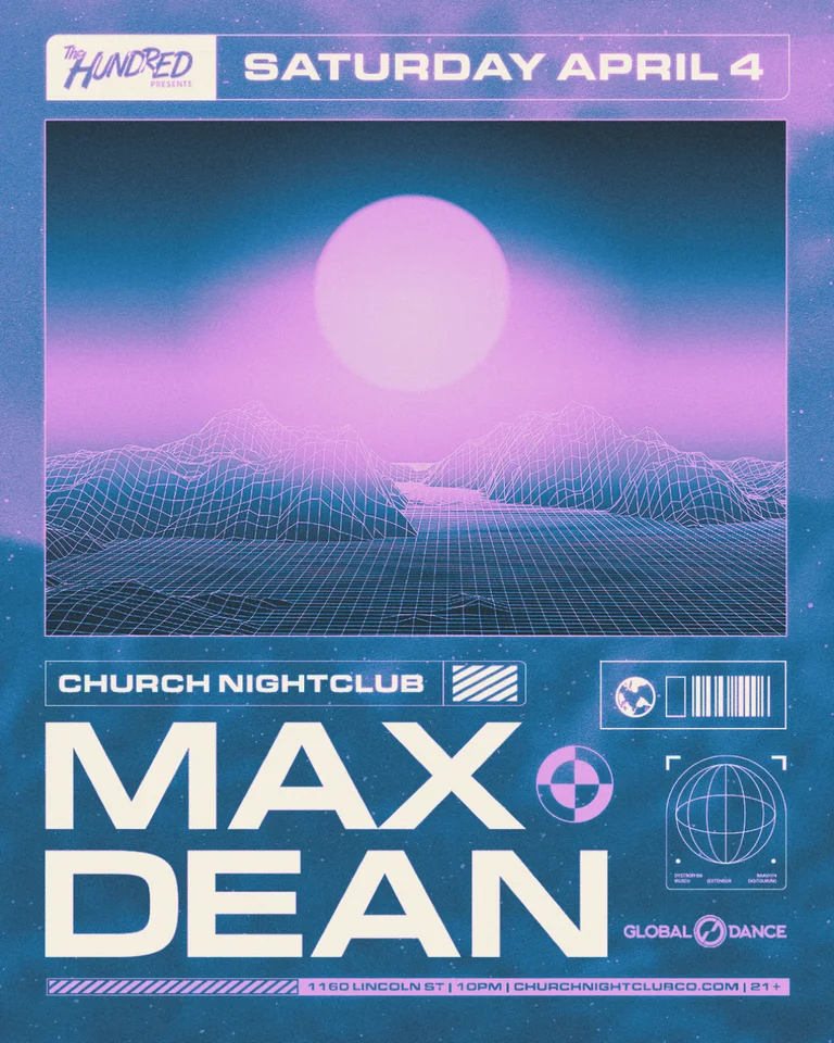 TheHundred presents Max Dean at The Church Nightclub