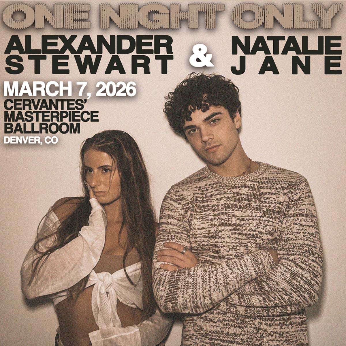 Alexander Stewart Natalie Jane One Night Only