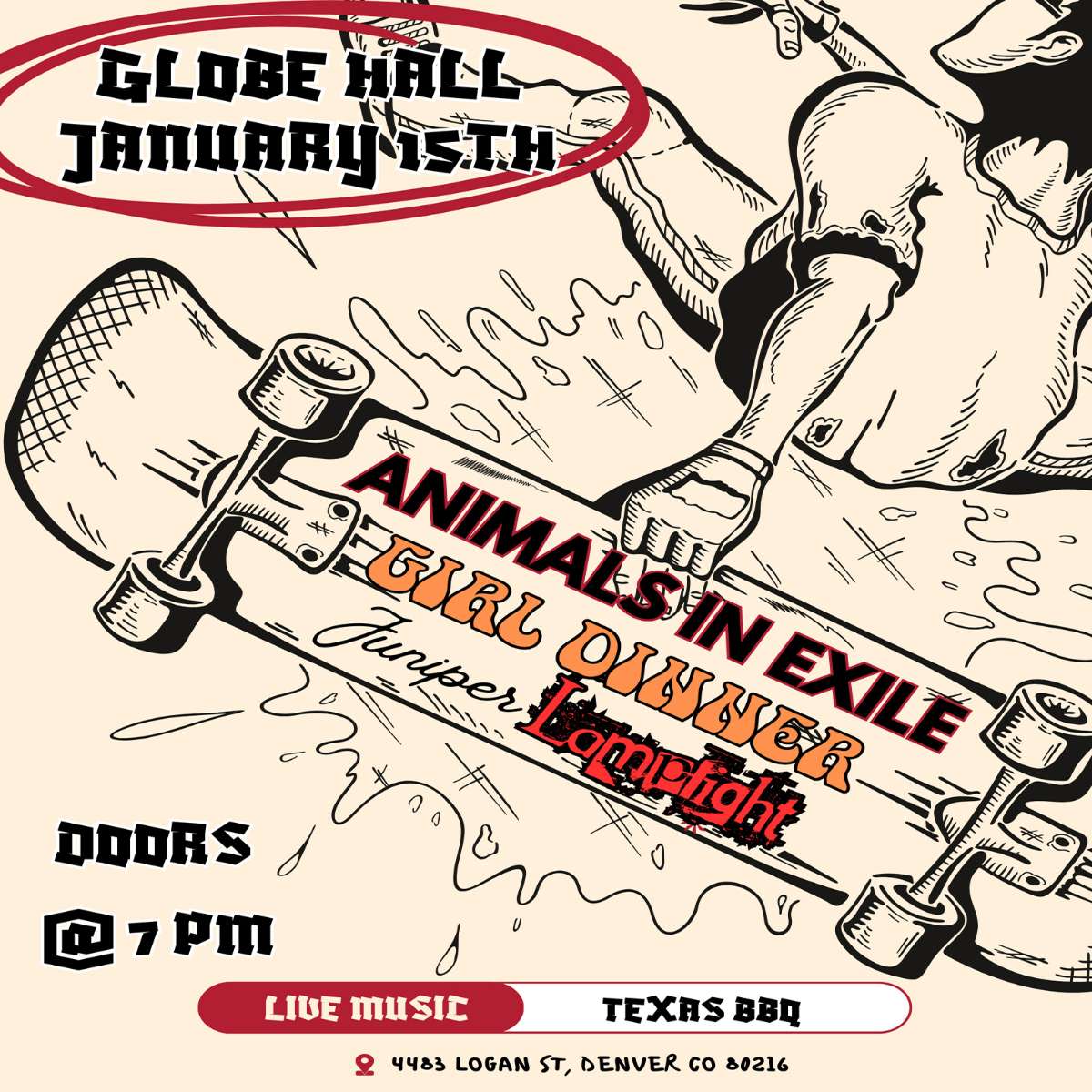 Animals In Exile w/ Girl Dinner + Juniper Lamplight