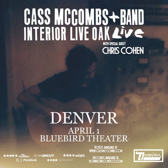 Cass McCombs + Band w/ Chris Cohen