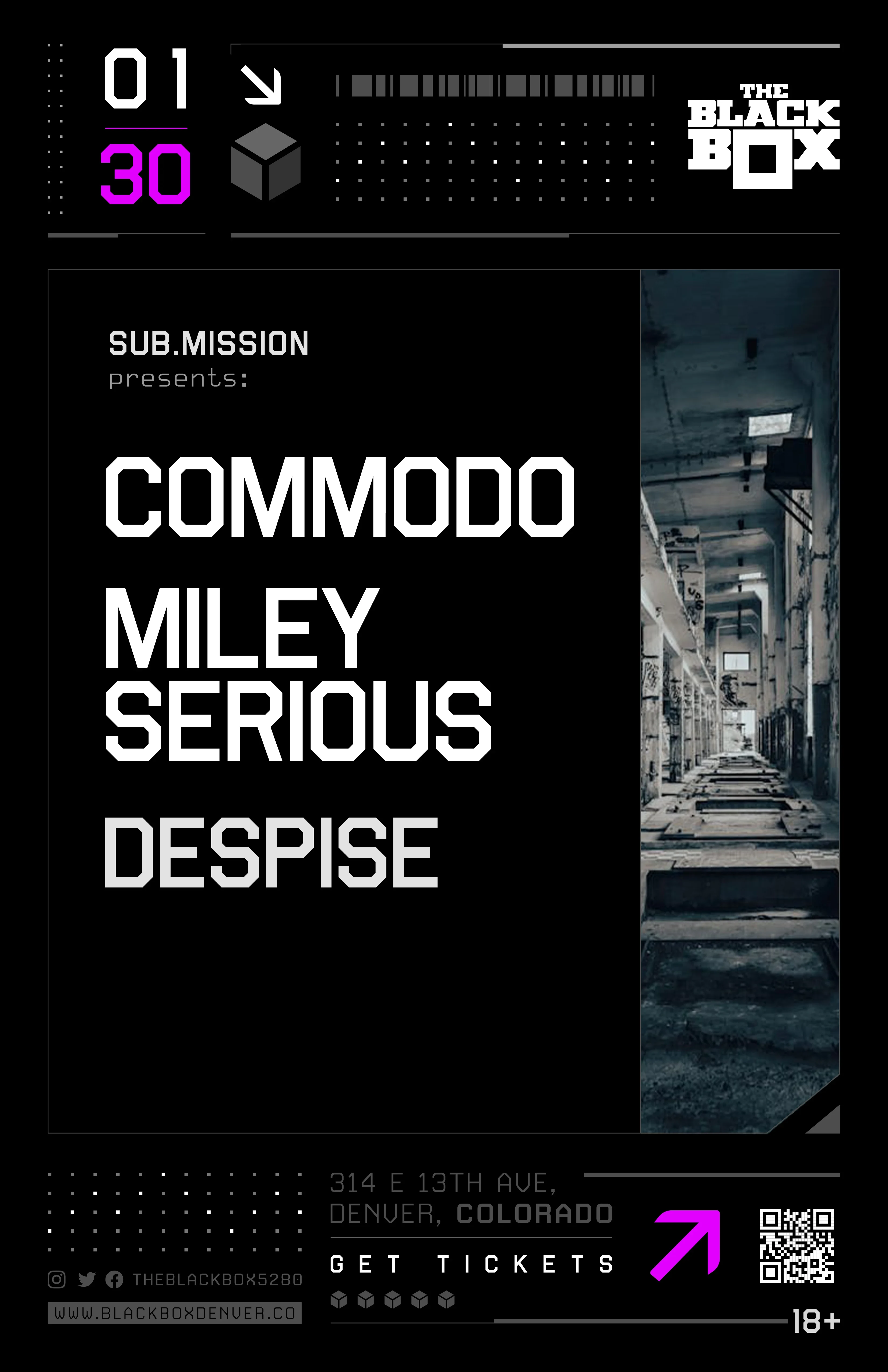 Commodo x Miley Serious at The Black Box