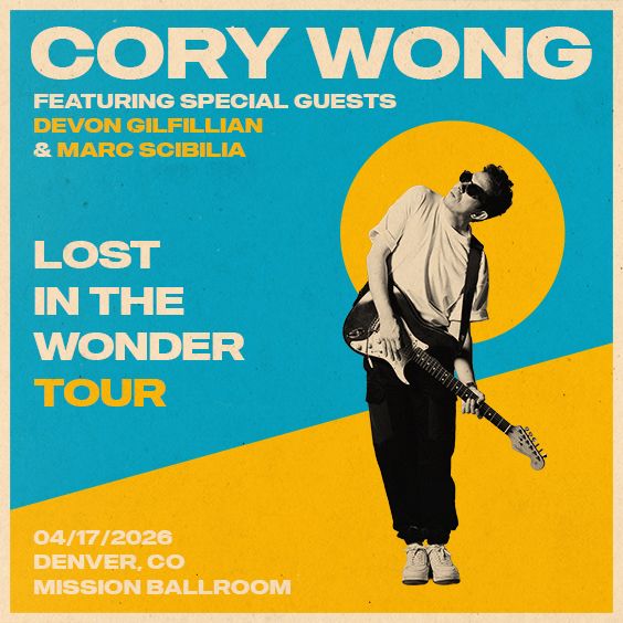 Cory Wong w/ featuring Devon Gilfillian and Marc Scibilia