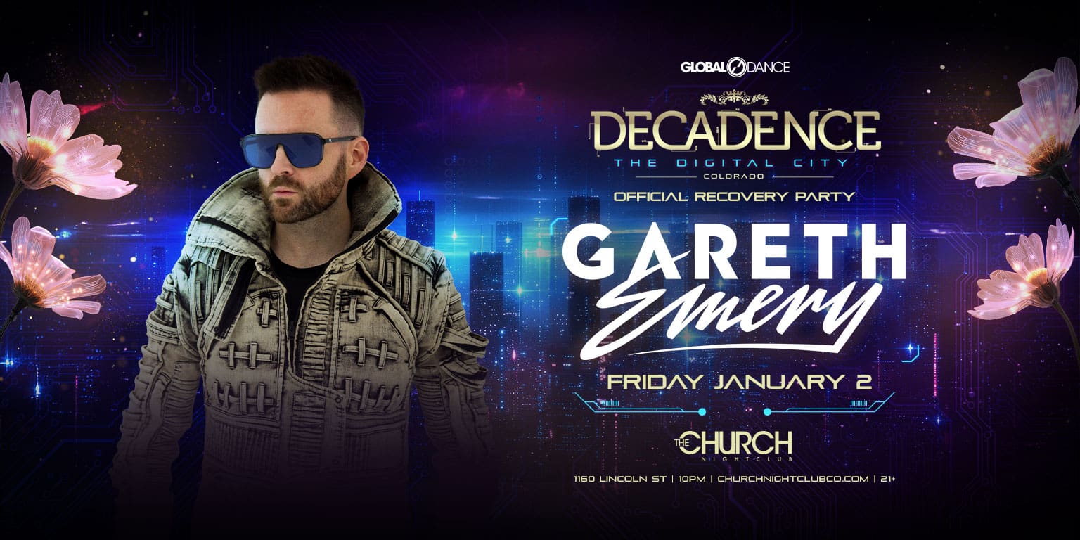 Gareth Emery (Decadence Official Recovery Party)