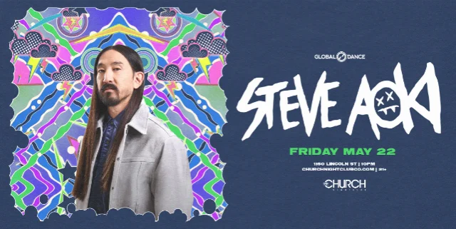 Global Dance presents Steve Aoki at The Church Nightclub