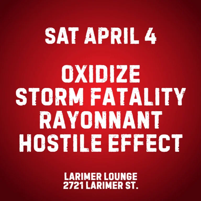 Oxidize W Storm Fatality Rayonnant Hostile Effect