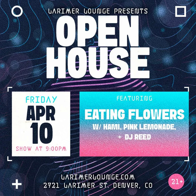 Eating Flowers W Hami Pink Lemonade Dj Reed Free Event