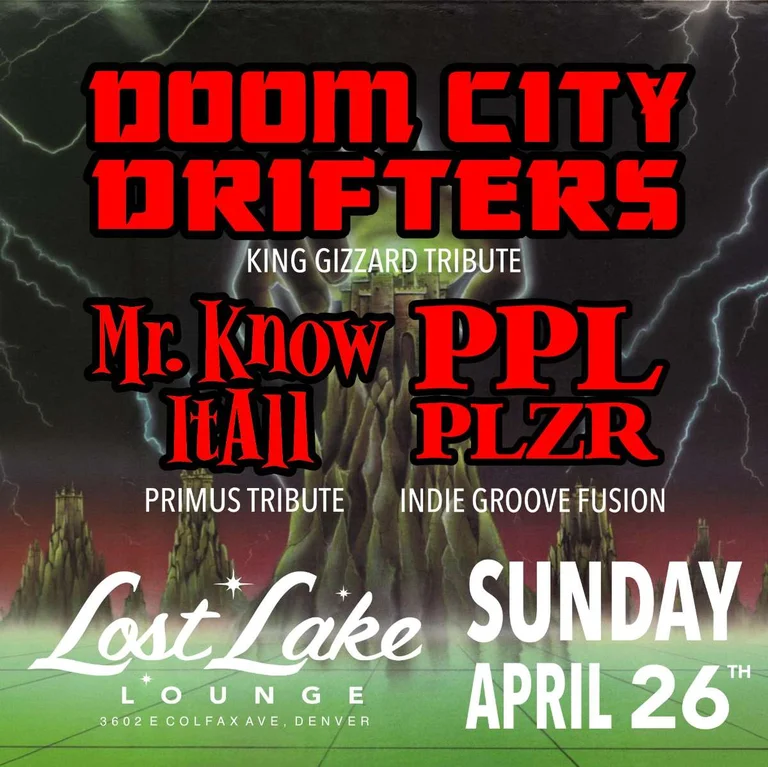 Doom City Drifters w/ Mr Know It All + PPL PLZR