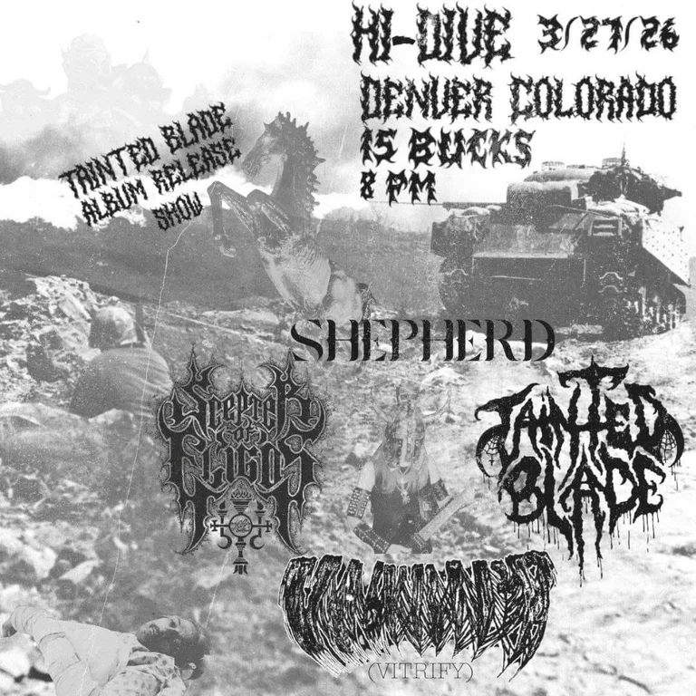 Shepherd + Tainted Blade + Scepter of Eligos + Vitrify