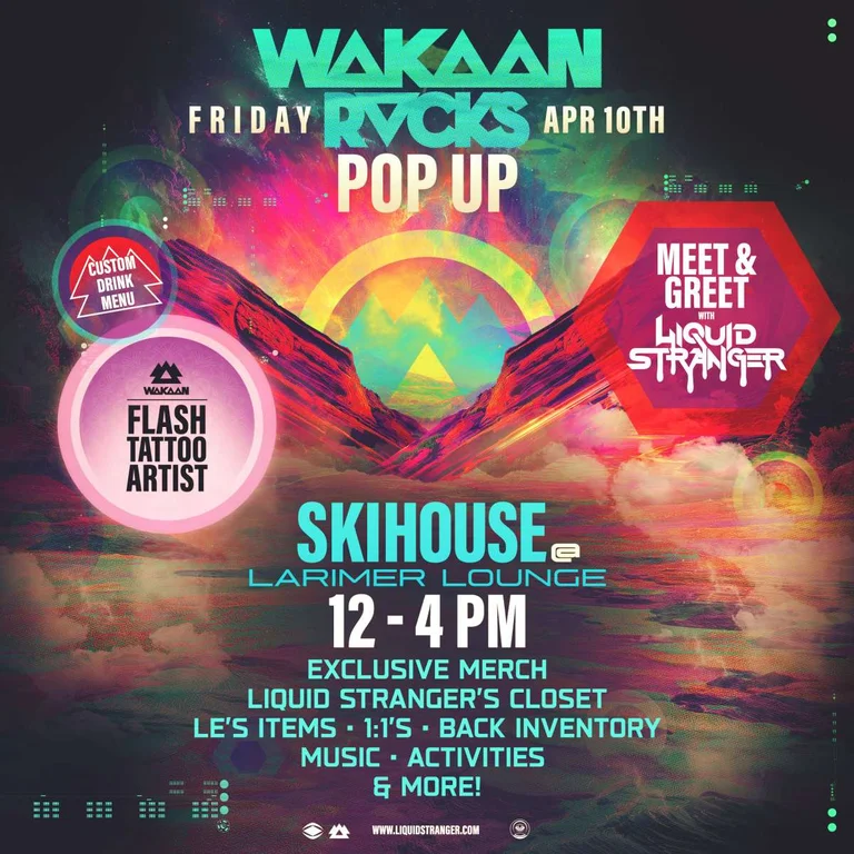 Liquid Stranger Merch Pop Up Free Event 12Pm 4Pm