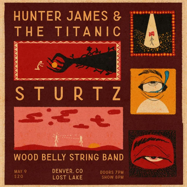 Hunter James & The Titanic w/ Sturtz + Wood Belly String Band