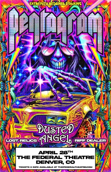 Pentagram w/ Dusted Angel, Lost Relics, and Riff Dealer