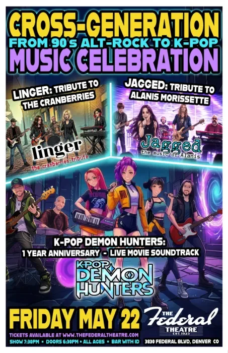 Cross-Generation Music Celebration! w/ Celebrating music from 90's Alt-Rock icons to today's KPop!
