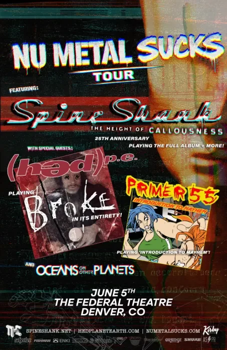 Spineshank w/ Nu Metal Sucks Tour