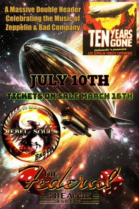 Tributes to Bad Company & Led Zeppelin! w/ Featuring