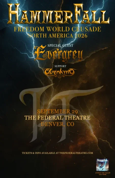 Hammerfall w/ Evergrey and Elvenking