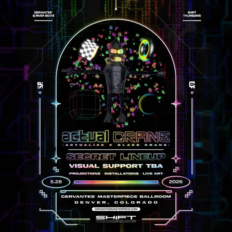 SHIFT Ft. Actual Crane (Actualize & Glasscrane) w/ Secret Lineup + Visual Support TBA