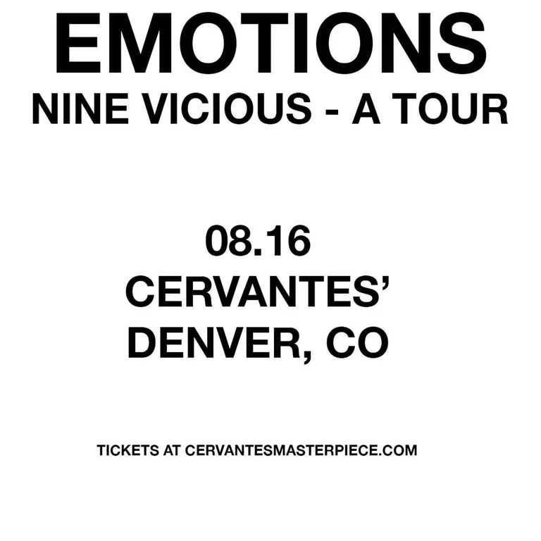 Nine Vicious w/ Special Guests