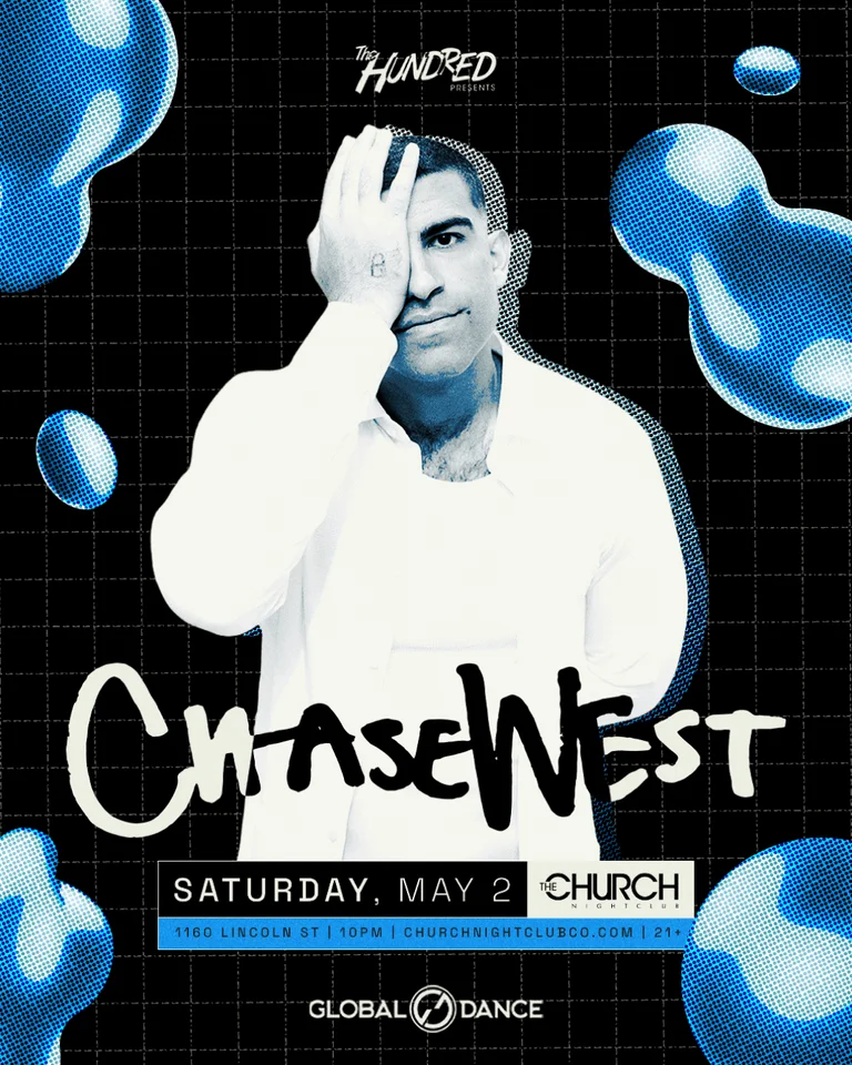 TheHundred & Global Dance presents CHASEWEST at The Church Nightclub