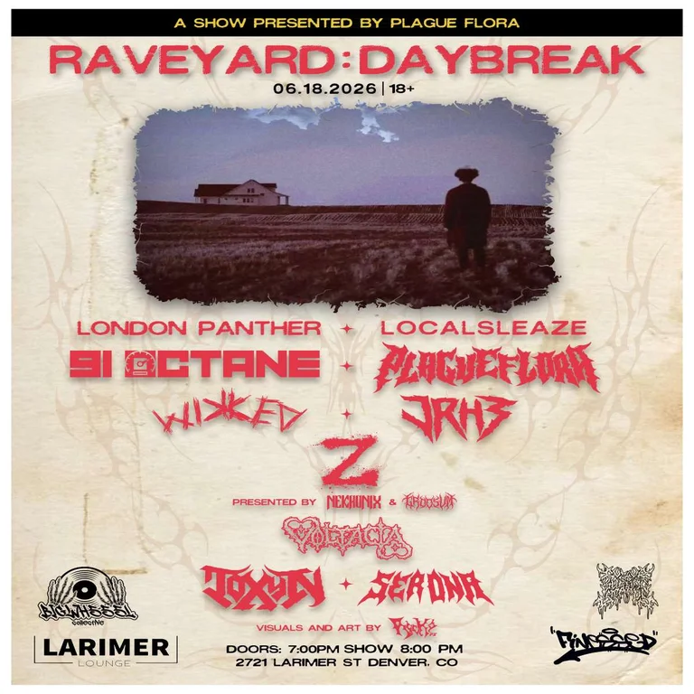 Raveyard Daybreak W Local Sleaze B2B London Panther Plague Flora B2B 91 Octane Wikked B2B Jrh3 Nekronix B2B Groosvm
