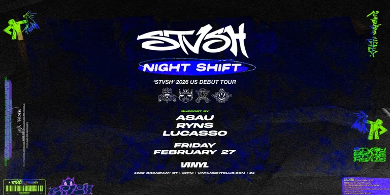 STVSH ASAU | RYNS | LUCASSO at Club Vinyl