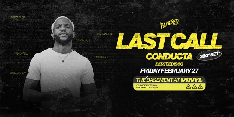 Conducta DERTEE DISCO at Club Vinyl