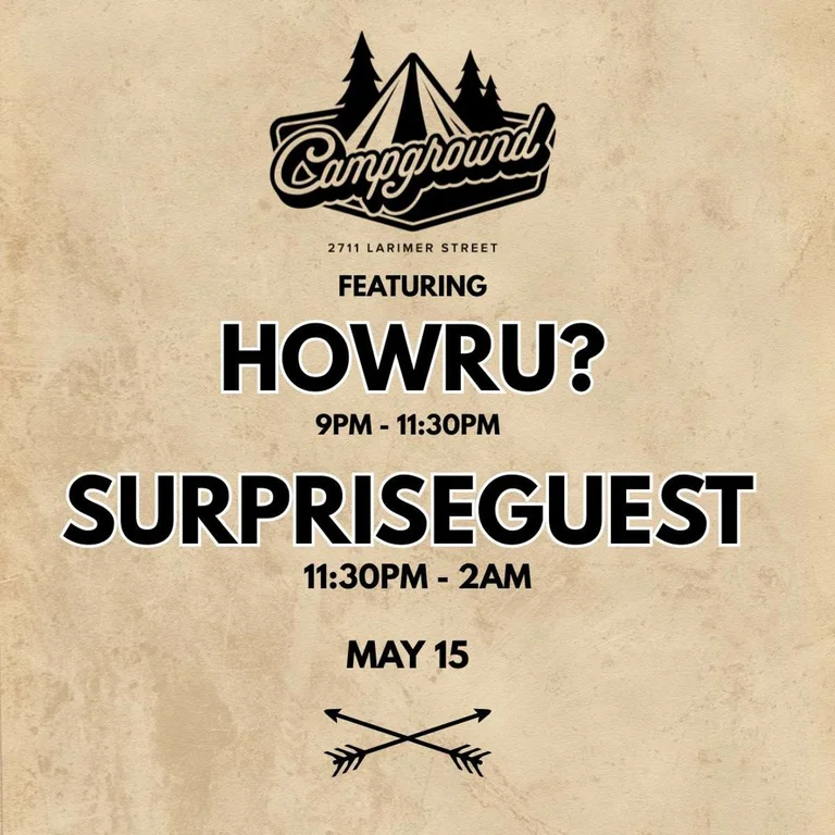 Campground Howru Surpriseguest Free Show