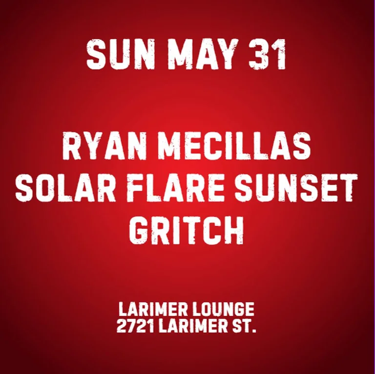 Ryan Mecillas W Solar Flare Sunset Gritch
