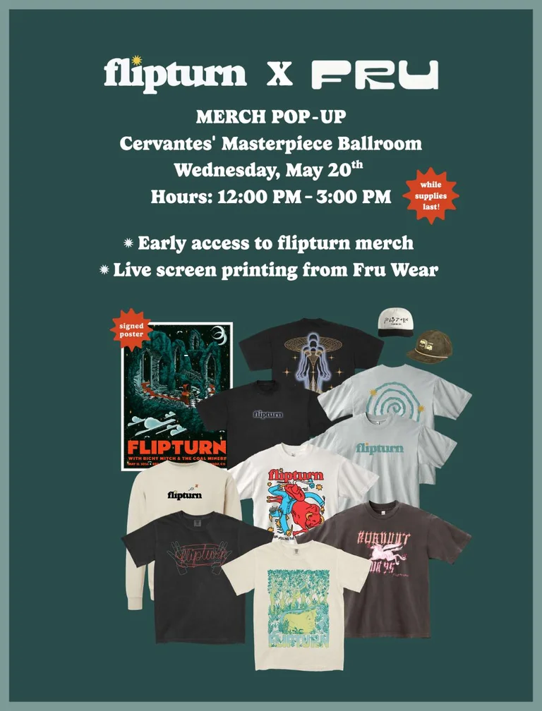 FLIPTURN X FRU MERCH POP-UP