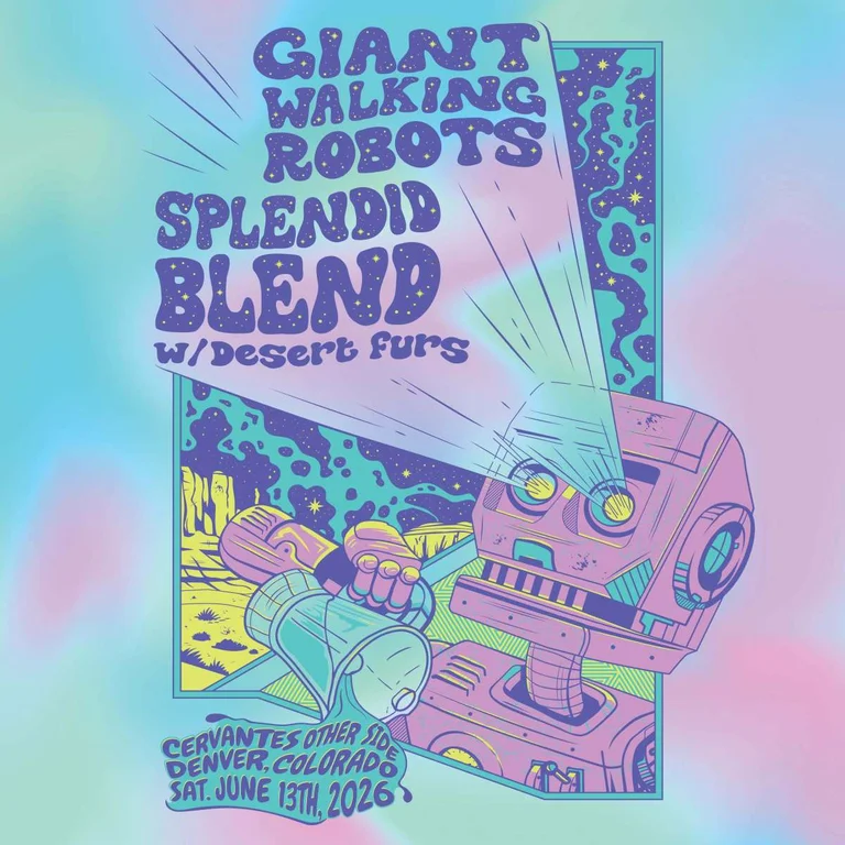 Giant Walking Robots & Splendid Blend w/ The Desert Furs (Patio Set)