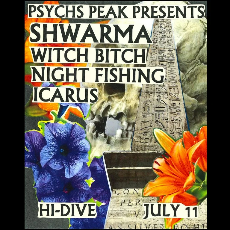 Shwarma + Witch Bitch + Night Fishing + Icarus