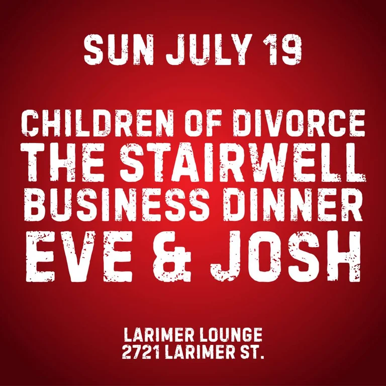 Children Of Divorce W The Stairwell Business Dinner Eve Josh
