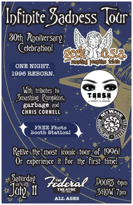 Infinite Sadness Tour 30th Anniversary Celebration! w/ Tributes to