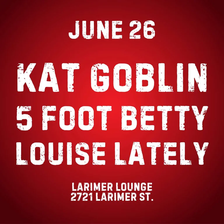 Kat Goblin W 5 Foot Betty Louise Lately