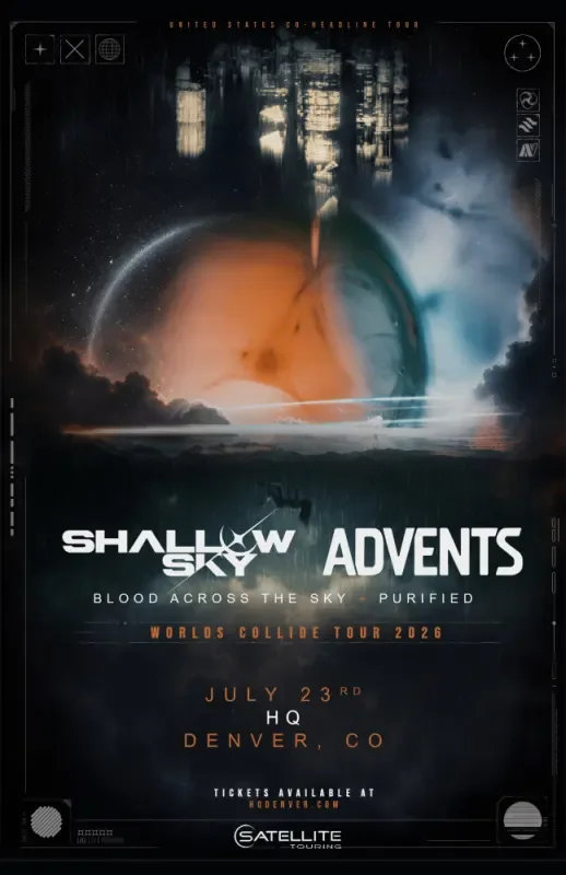 Shallowsky + Advents w/ Blood Across The Sky + Purified
