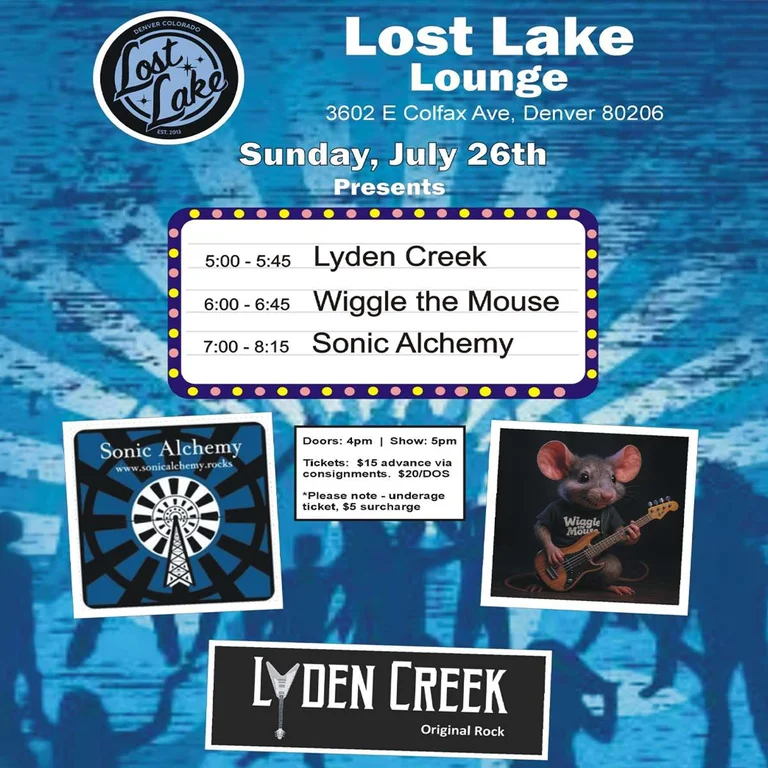 Sonic Alchemy, Wiggle the Mouse+ Lyden Creek