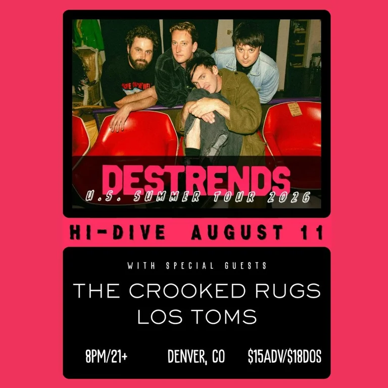 Destrends + The Crooked Rugs + Los Toms