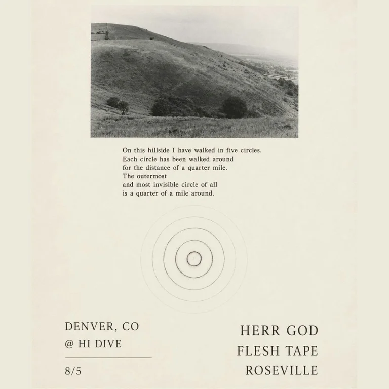 Herr God + Flesh Tape + Roseville