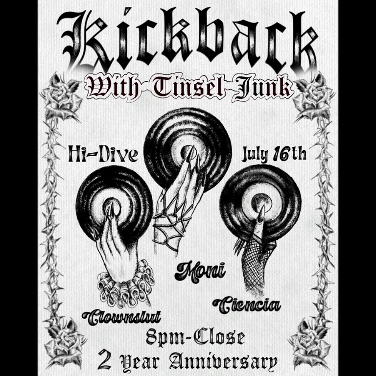 Kickback with DJ Tinsel Junk (2-Year-Anniversary