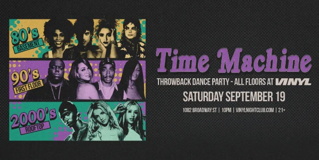Time Machine 80s, 90s, 2000s