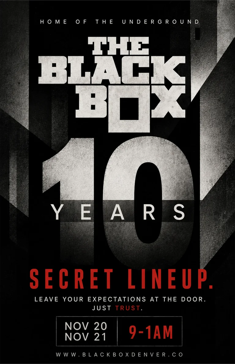 The Black Box 10 Year Anniversary (Night One)