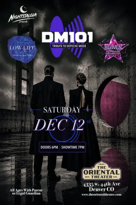 DEPECHE MODE, PSYCHEDELIC FURS & NEW ORDER TRIBUTES!