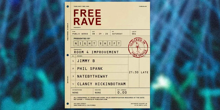 FREE RAVE with Room 4 Improvement presented by Night Shift
