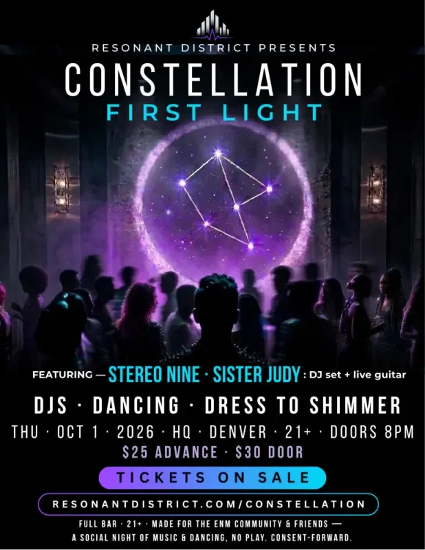 Constellation First Light A Resonant District Social With DJ's Stereo Nine and Sister Judy