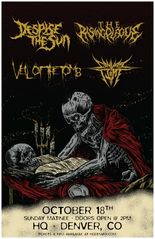 Despise The Sun + The Rising Plague w/ Veil of The Tomb + Canvas of Time