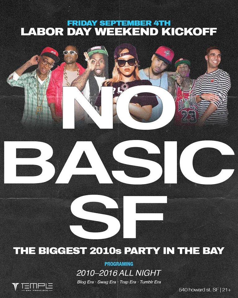 NO BASIC SF tickets by Temple Nightclub San Francisco